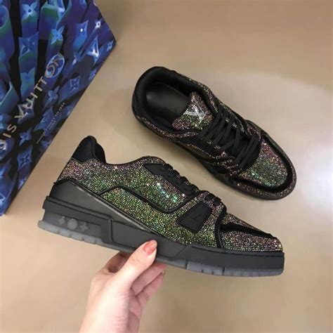 louis vuitton sparkly sneakers|louis vuitton sneakers dam.